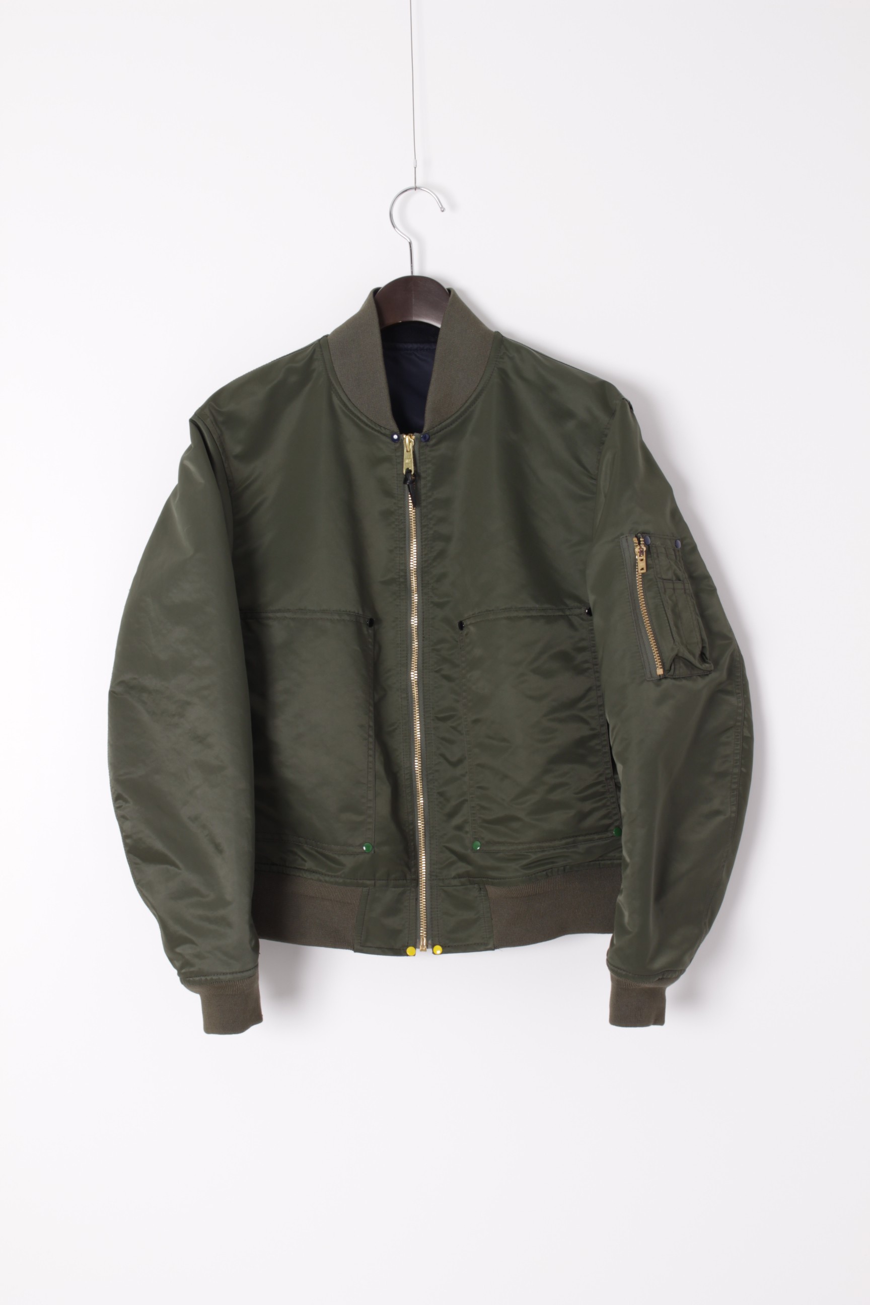 nnookk » TOGA VIRILIS – Nylon twill bomber jacket –