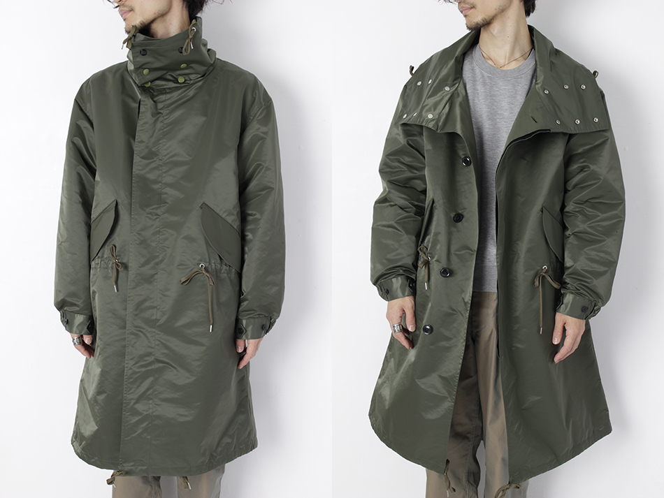 nnookk » TOGA VIRILIS “Nylon twill over coat”