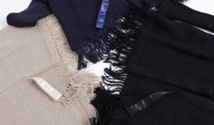 PAZ SOLDAN  “fringe pin cardigan”