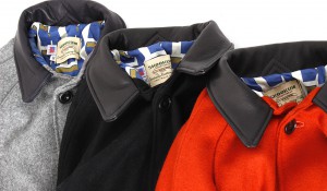 nnookk  exclusive – leather collar soutien collar coat –