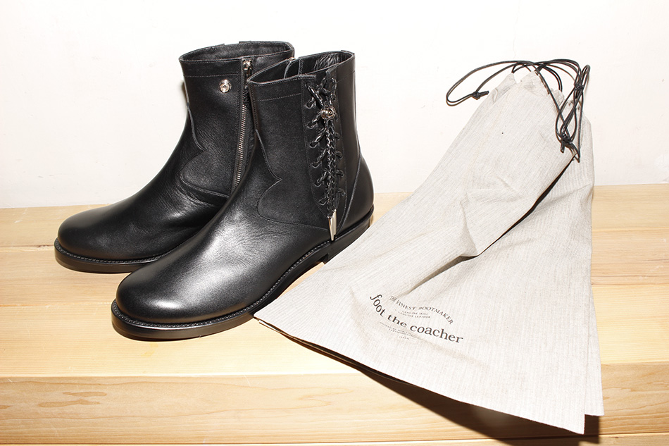 nnookk » foot the coacher “SIDE LACE BOOTS”