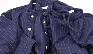 pajamas “navy pin stripe”