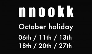 ” nnookk october holiday “