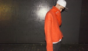 NAKID by G.V.G.V. ” MOHAIR TURTLE NECK KNIT TOP “