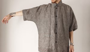 【HEALTH】”DOLMAN SLEEVE SHIRTS B.CHECK”